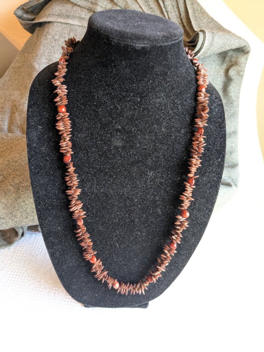 Handmade Real Seed Bead Necklace